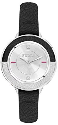 FURLA Damen Analog Quarz Smart Watch Armbanduhr mit Leder Armband R4251109504