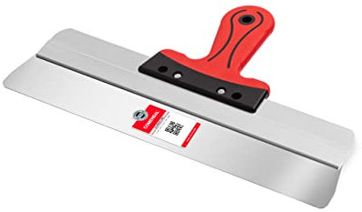 COMENSAL® Espátula Pladur 350 mm - Espátula Ancha - Espátula Ancha de Inox - Espátula de Fachada - Espátula de Emplastece - Agarre Suave - Made in EU