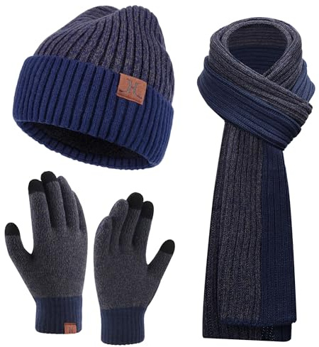 Bequemer Laden Invernale Pile Cappello Sciarpa Guanti Invernali Uomo Regalo