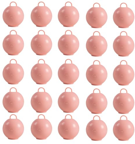 Baby Pink Round Bubble Balloon Weight 75g - Pack of 25