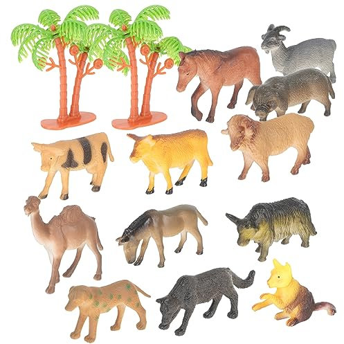 ifundom 12St Tiermodell Spielzeug für Nutztiere Tierspielzeug für Kinder von 3 bis 5 Jahren Tierspielzeug für Kleinkinder 1-3 Kleinkind-Nutztiere Spielzeugtiere Bauernspielzeug Plastik