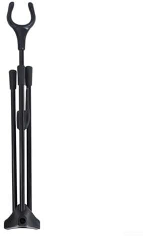 Estante de almacenamiento de arco fácil de transportar diseño plegable para arcos recurvos y tradicionales (negro)