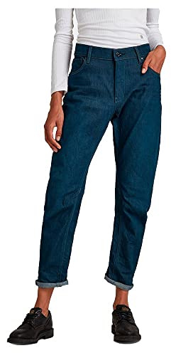 G-STAR RAW dam Jeans Arc 3d pojkvän , Blå (3D Raw Denim C829-1241) , 28W / 30L