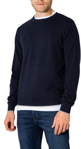ARMANI EXCHANGE Crew Neck, Maglione, Uomo, Blu, XS