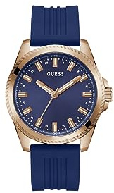 Guess Montre analogique Champ GW0639G3 en Silicone pour Homme, Bracelet