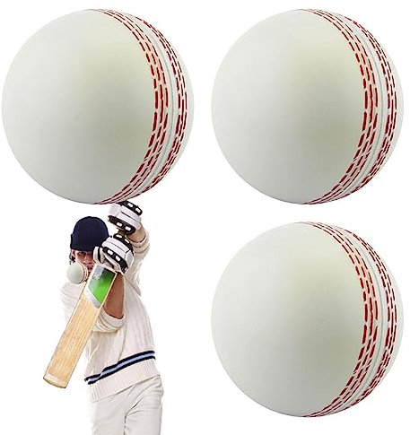 OLCANA Cricketball für Praxis, -Bälle, tragbarer -Ball für drinnen und draußen, genähter Club -Ball