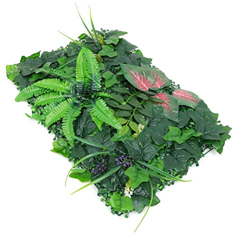 BESPORTBLE Pannello Decorativo Artificiale Per Esterni Vello Di Piante Finta Per e Pareti Decorazione Per Eventi e Feste Resistente Ai Raggi Uv e Facile Da Installare