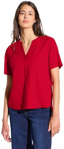 STREET ONE Bluse in Unifarbe