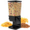 Hovea - Distributeur de Céréales & Croquettes - Capacité 5L - pour Muesli, Pâtes, Aliments Secs - Distributeur Croquettes Chien & Chat - Cuisine, Petit-Déjeuner - Noir - CR501