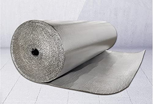 ocpcrn Self-Adhesive Radiator Insulation Foil Vapour Barrier and Thermal Insulation Aluminium Foil Membrane Saves Energy & Money Various Size 3-4mm(1mx9m)