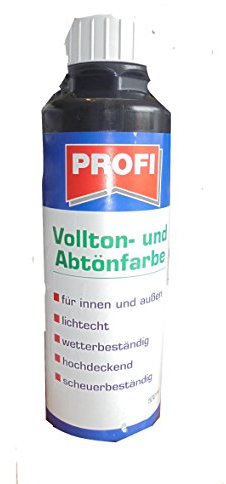 Vollton- und Abtönfarbe für innen und außen, schwarz