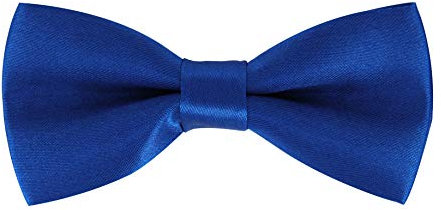 axy Kinderfliege, Jungen Fliege, bereits gebunden, Konfirmation verstellbar KFLI1 (Blau)