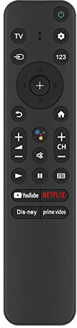VINABTY RMF-TX800U Telecomando Vocale Sostituito Adatto Per Sony Bravia TV KD-75X80CK KD-65X80CK KD-55X80CK KD43X80K KD-43X72K KD-43X73K KD-43X82K KD-50X72K KD-50X73K KD-50X81K KD-50X82K KD-50X89K
