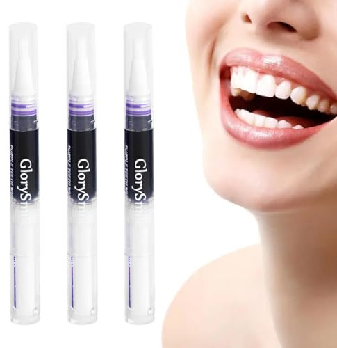 LQIOACU Ricarica Sbiancante Denti Professionale - Gel Sbiancanti - Sbiancamento Rapido ed Efficace, Rimuove Macchie Profonde - Sicuro per lo Smalto Denti, sbiancamento denti, 3 Pezzi