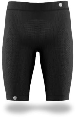 BAUERFEIND kompressionsbyxor Sports kompressionstights short, sportbyxor för män, korta, för förbättrad genomblödning av benmusklerna, polyamid/elastan, antracit, S
