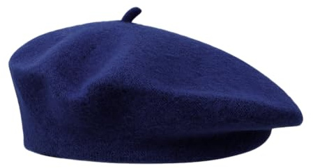 FVBKCOT Chapeau Béret Français, Béret en Laine pour Adulte, Chapeau Classique Français Doux Couleur Unie, Artiste Vintage, Unisexe Taille Unique, pour Extérieur, Événement Artistique, Voyage