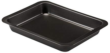 Maury's Classic Teglia Lasagnera 24x32cm, Acciaio con rivestimento antiaderente, Bordo alto per dolci e rosticceria Colore nero