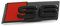Audi 4K0071805 S6 - Griglia per radiatore, colore: Nero/Rosso
