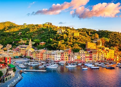 Portofino Jigsaw Puzzles for Adults 1000 Jigsaws Italian Riviera 1000 Piece Jigsaw Puzzles for Adults