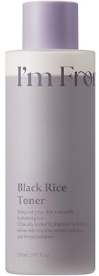 I'm from Schwarzer Reiswasser für fettige Haut, leicht, Niacinamid, Panthenol, Glashaut, parfümfrei, koreanische Hautpflege, 150 ml