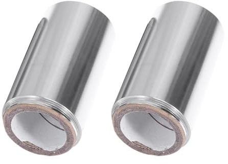 Healeved 2rotoli Stagnola in Alluminio Per Capelli Per Colorazione Di Stagnola Per Permanente e Manicure Strumento Per Styling Dei Capelli e Rimozione Di Smalto