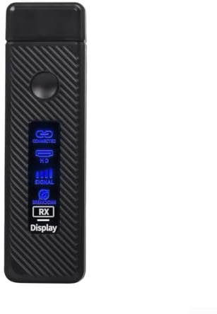 Juego de receptor transmisor inalámbrico 1080P, con rango de 50 m, sistema de transmisión de audio de video 5.8G, para monitores, proyectores, kit de extensión de pantalla de cine en casa