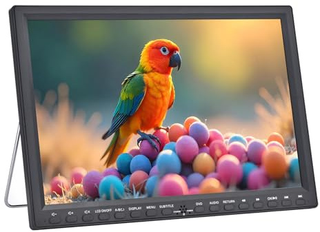 16,9-Zoll tragbarer DVD-Player mit 14,1-Zoll (35,8 cm) Bildschirm, Auto-DVD-Player für Kinderrücksitz, Dual-Screen-Unterstützung, Video-Player, Auto-DVD-Player unterstützt DVD/VCD/CD/MP4/MKV, 1080P