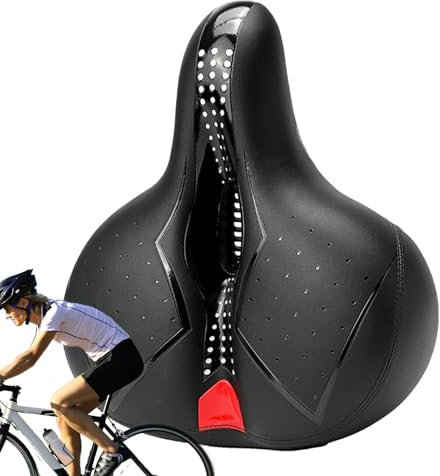 Zegaqae Coussin de Siège de Vélo | Selle Anti-Dérapant Imperméable Anti-Poussière,Protège-Selle de Vélo pour Ville Randonnée VTT | pour Adultes Adolescents Femmes Hommes