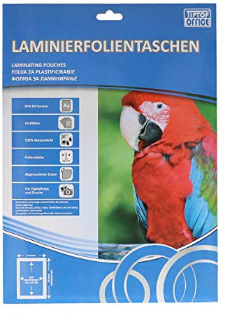 TTO Laminierfolie DIN A4 80 µm, transparent, 25 Stk