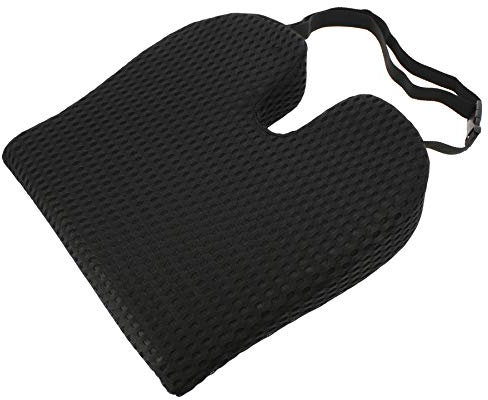 S SUMEX Cojín Viscoelastico de Asiento Ortopédico de 42cm x 40 cm, con Espuma de Memoria para Alivio del Dolor de Cóccix, Ulceras para Coche y Cualquier Tipo de Asiento (RK19007)