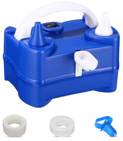 HUIYOPU Electric Balloon Pump, Electric Balloon Machine Portable with Dual Nozzle Inflator for Party, Celebration, Festival