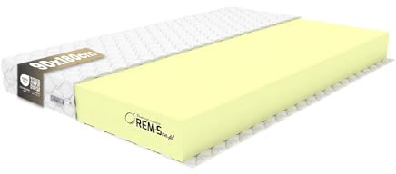 Matratze 90x180cm Höhe 10 cm Härtegrad 3 (H3) aus elastischem Polyurethanschaum mit Komfortschaum und Dreilagige Membranhülle, Matratze für Kinder, Erwachsene Öko-Tex Zertifiziert Qualitätsstandard