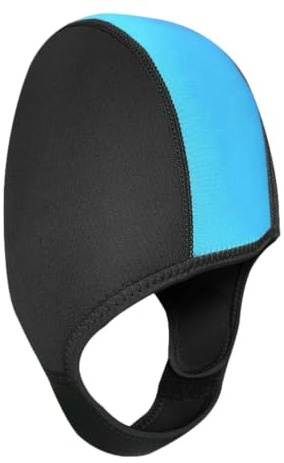 Gorros de natación para mujer – Gorro de neopreno ajustable de 2.5 mm | Gorro de neopreno duradero para invierno a prueba de frío, gorro de natación profesional elástico para adultos para deportes