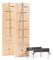 MUURIKKA 43001150 Grillbretter mit Rahmen, Beige, 50 x 14 x 2 cm, 2 Stück