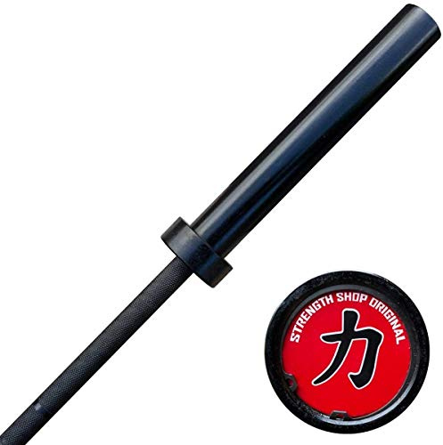 Strength Shop Women`s Original 1525 Olympia-Langhantel, 15 kg, mit Schwarzoxid überzogen, Stahlbuchsen - Langhantel Powerlifting Bar 2.01m