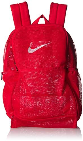 NIKE Brasilia Mesh Backpack 9.0, University Red/University Red, One Size