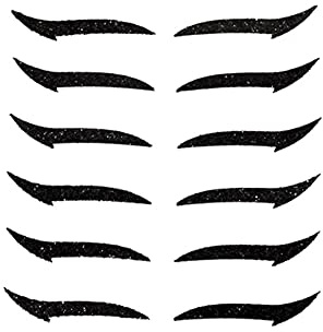 6 Paare Eyeliner Aufkleber, Makeup Double Eyelid Tape, Make Up Eyeliner Lidschatten Aufkleber Sticker, Wiederverwendbare Eye Line Streifenaufkleber, Eyeliner Sticker, Augen Make-up Werkzeug