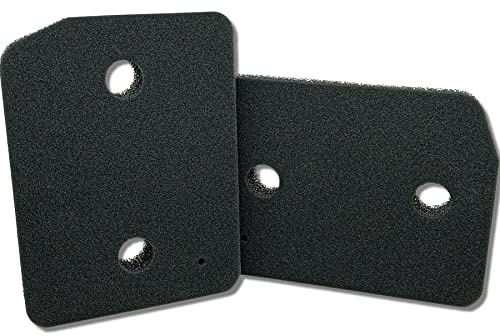 JUMA-filter för Miele svampfilter 9164761 fin/grov 207 x 157 x 30 mm värmepumpstork, filter, torktumlare, kondenstork, filterskum, basfilter, Svampfiltermatta (set med 2 st)