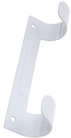 Veemoon Support Double Crochet Pour Planche à Repasser Blanc, à Suspendre Murale Robuste En Métal, Crochet Suspendre Domestique, Rangement Pratique Pour Maison Et Hôtel