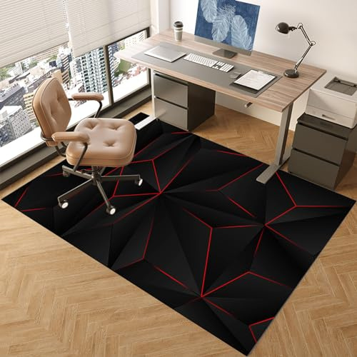 160 x 200 cm Office Tappeto Salvapavimento Protezione Parquet e Pavimenti Duri | Tappetini per Sedie Gaming | Antiscivolo | Tappeto Per Sedia A Rotelle | Tappeto Protettivo Sottosedia