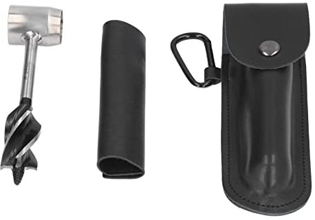 Trivella Manuale, Chiave per Trivella Manuale in Acciaio Ad Alta velocità Trapano a Mano Trivella Manuale con Alta Precisione per Costruire Stampelle, Griglie per Barbecue,