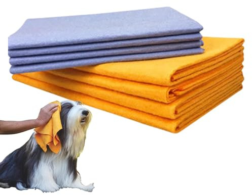 keloppasit Shammy De Nettoyage Mir-acle Ultra Absorbant | Serviette De Nettoyage Multi Usages De Qualité Supérieure | Tissu Shammy Non Tissé Réutilisable | Serviette Super Absorbante pour La Cuisine