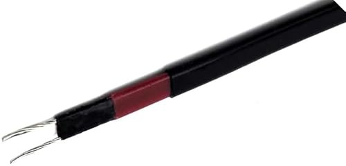 Cavo riscaldante in gomma siliconica autoregolante da 12 V CC - Filo riscaldante a bassa tensione for protezione dal gelo e riscaldamento(4 meters)