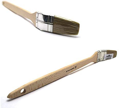 Hongu Pennello RADIATORE SETOLE Bionde 40 MM per Pittura Angoli Angolo Lavoro
