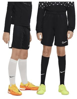 Nike Unisex Kinder Df Acd23 Bermudas, Black/White/Black/White, 128-137 EU