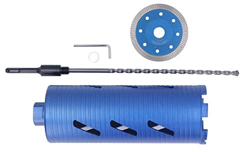 Broca Sacanúcleos, Broca De Perforación De Diamante De 4 Pulgadas Con Taladro De Posicionamiento, Herramienta De Extracción De Testigos En Seco Húmedo De Diamante De 9,4/240,0 Mm De Profundidad Para