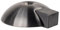 FELGNER Boden-Türstopper | runder Türpuffer, Anschlagschutz mit aufgesetztem Gummi zum Schutz der Haustür, Wohnungstür, Bürotür | Länge: 70 mm | Schwarz