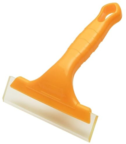 Rasqueta de ducha con mango antideslizante – Limpiador de ventanas de baño sin marcas | Hoja de silicona duradera, diseño ligero, perfecto para espejos, paredes de azulejos, ventanas