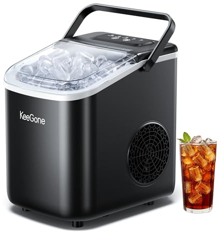 Macchina per cubetti di ghiaccio compatta, serbatoio acqua 1,2 L