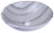 YUCHENGSTONE® Waschbecken Waschschale Steinwaschbecken 100% Naturstein, Aufsatzwaschbecken Handwaschbecken Marmor/Granit, rund, Durchmesser 33-35cm, Durchmesser Ablauf 4,5 cm